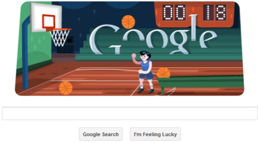 google basketball doodle